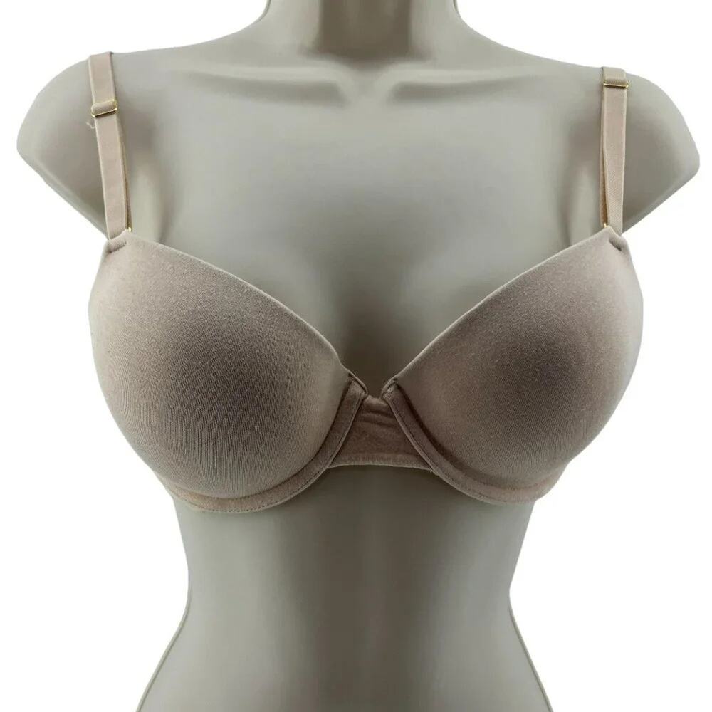 Lively Beige Smooth Underwire Lined Bra Size 32C